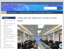 Tablet Screenshot of chungchixaydung.com